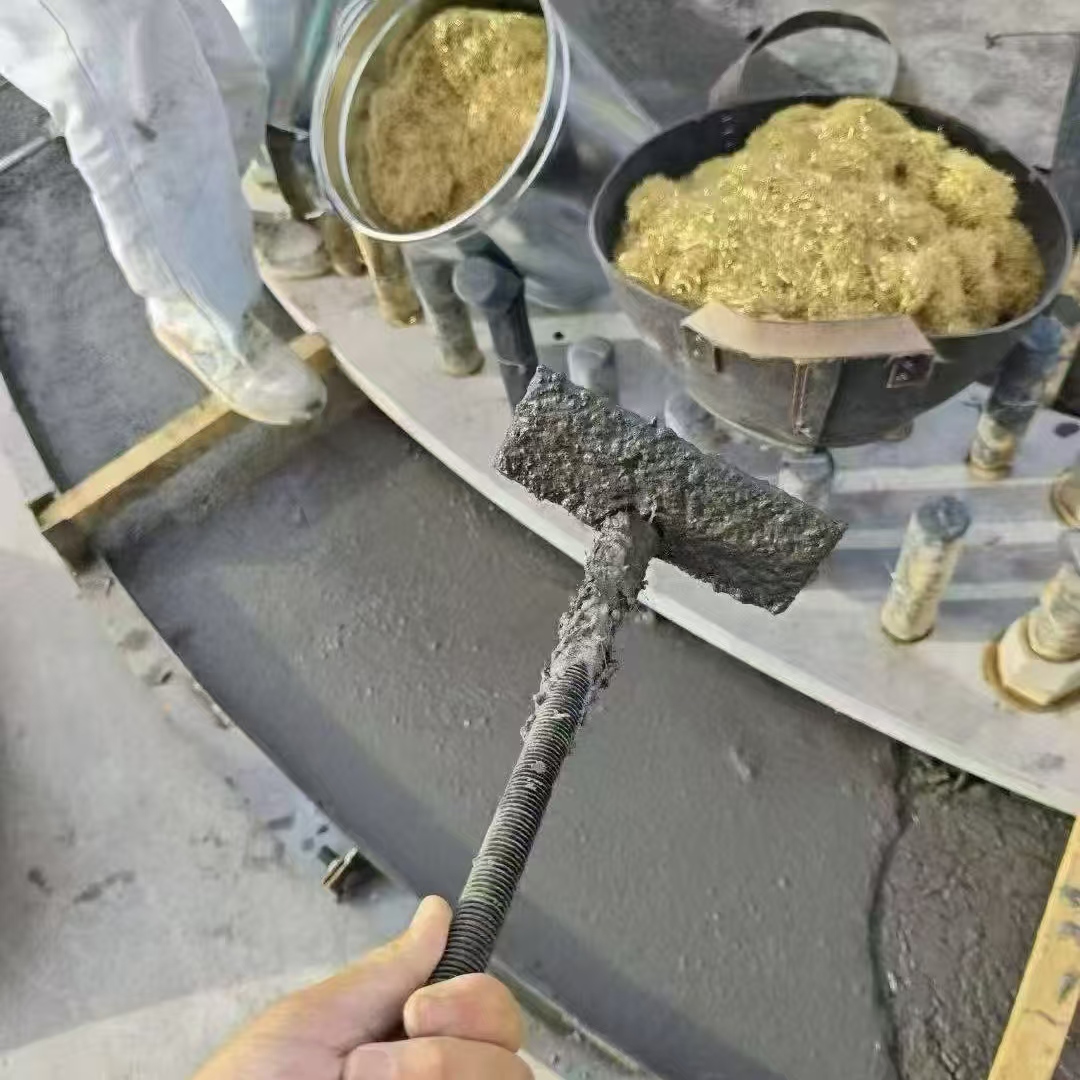 丹巴C120钢纤维高强无收灌浆料 轧机压缩机汽轮机发电机锻压设备底座灌浆材料